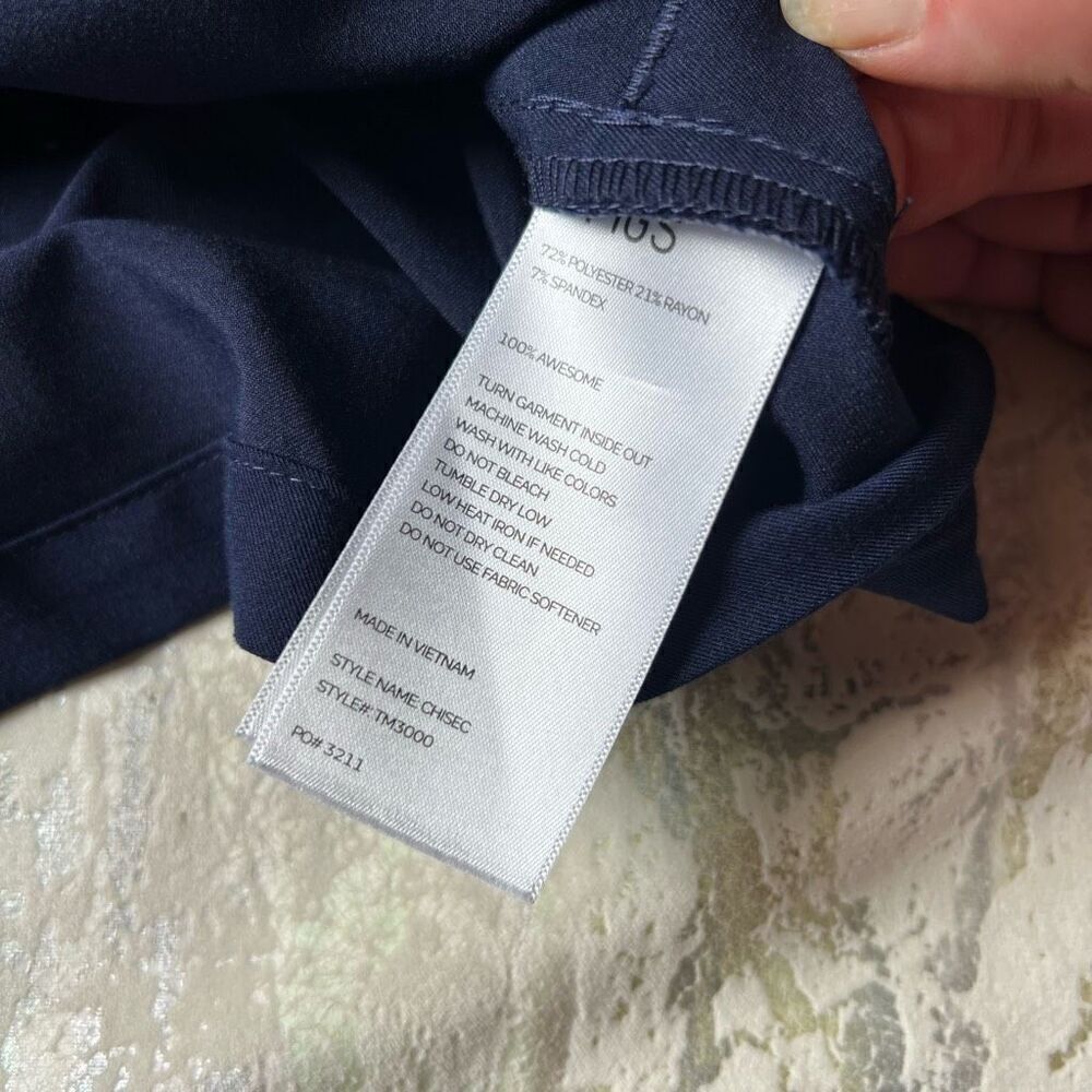 Figs Technical Collection Navy Chisec Scrub Top - image 6